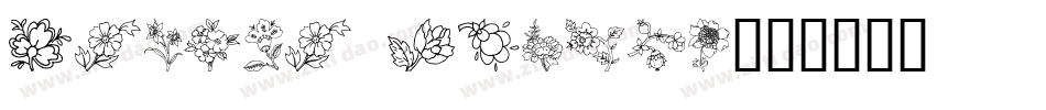Floral Design字体转换